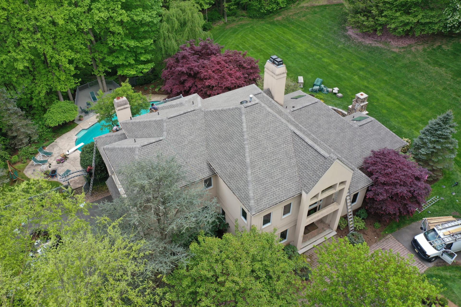 Chester, NJ home with GAF Timberline roof system