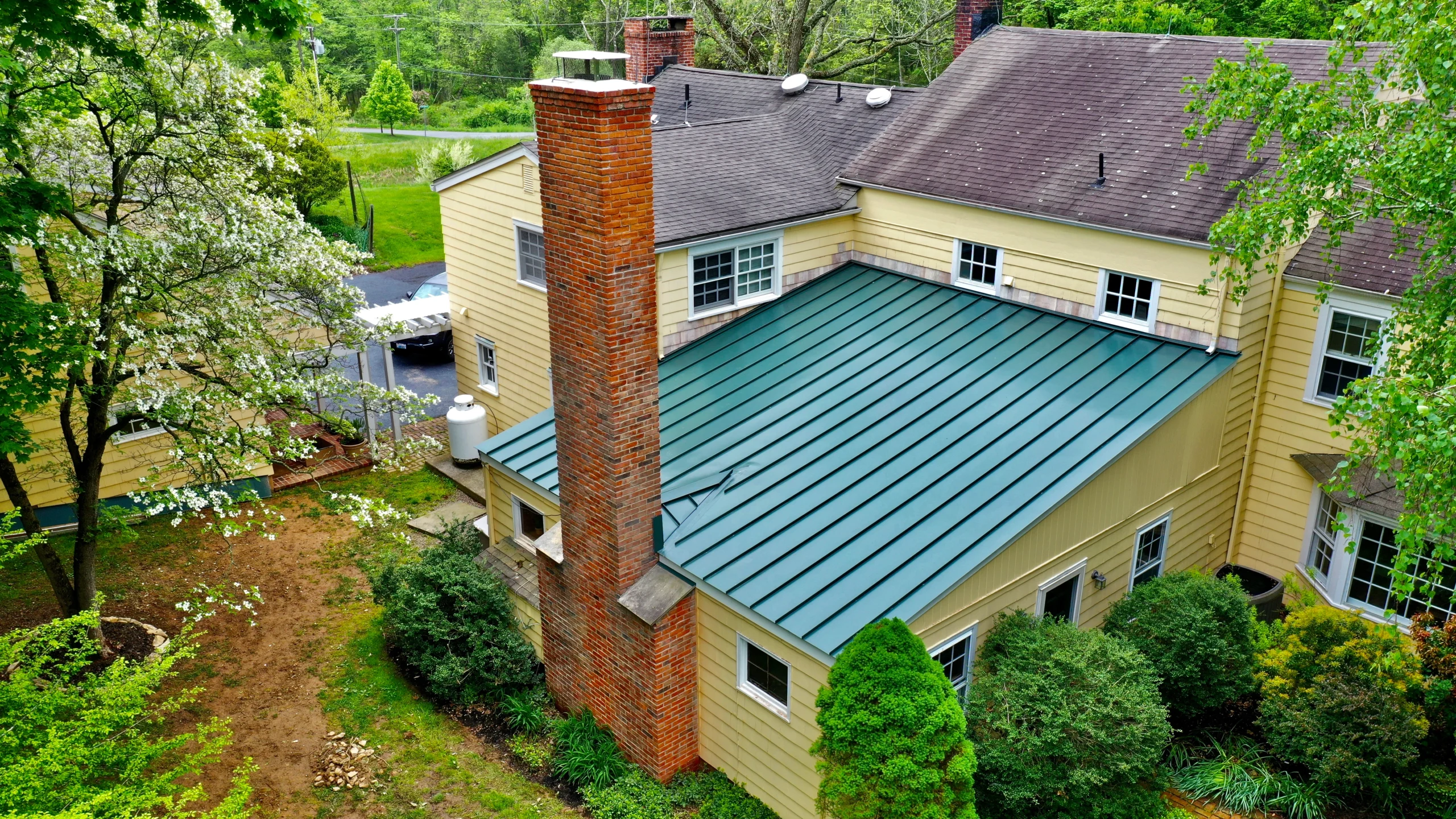 Standing Seam Roof - after installation