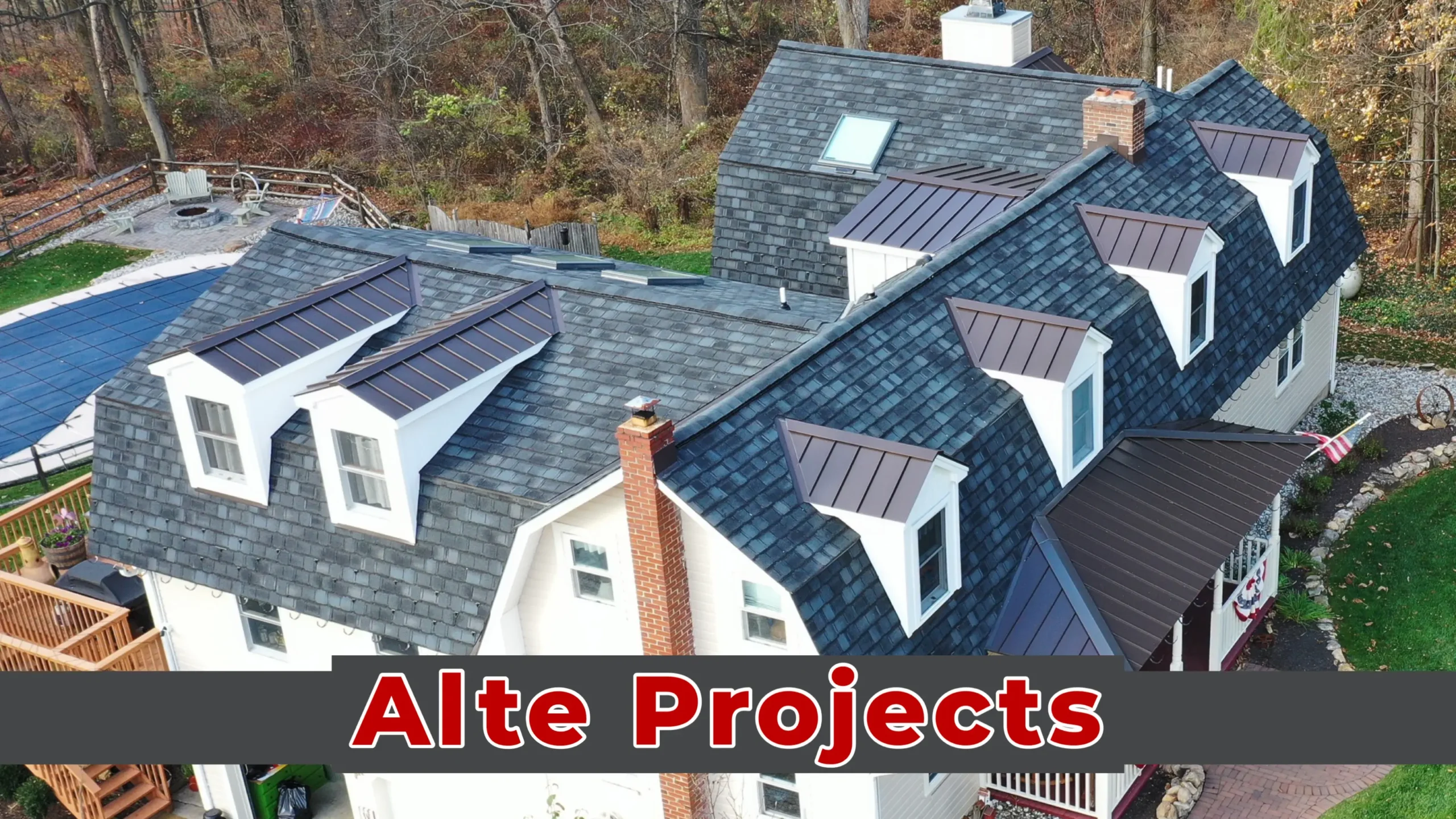 Alte Metal Roof Siding Gutter Projects