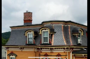 After Slate roof restoration