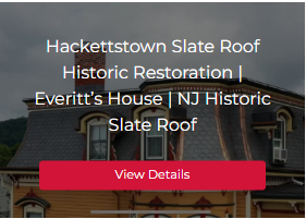 Hackettstown Slate Roof Restoration