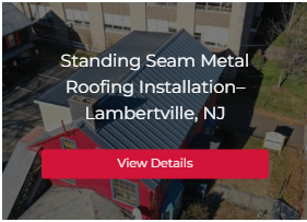Standing seam metal roof installation by Alte