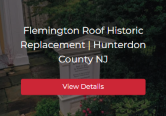 Hunterdon County Metal Roofing Company Flemington NJ