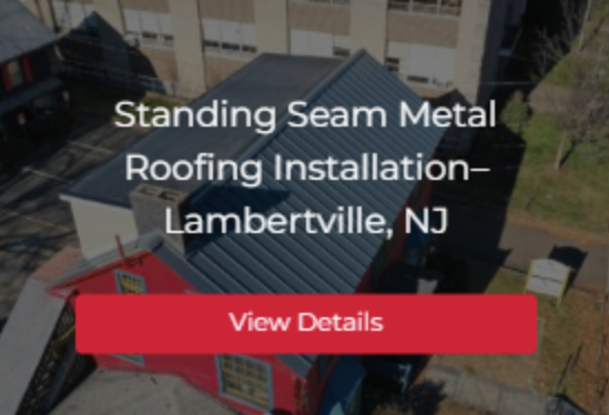 Hunterdon County<br />
 Flemington NJ Standing seam metal roof installation by Alte