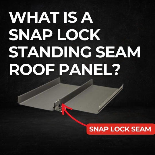 Snap lock metal roofing system standing seam diagram